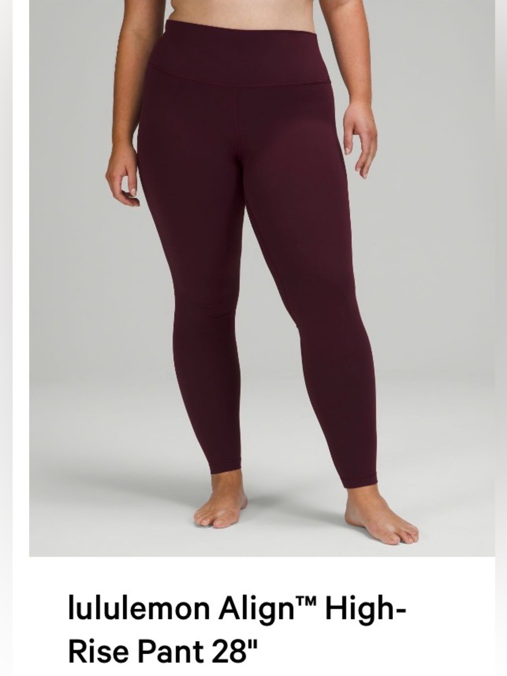 lululemon athletica Align High-Rise Legging - Burgundy